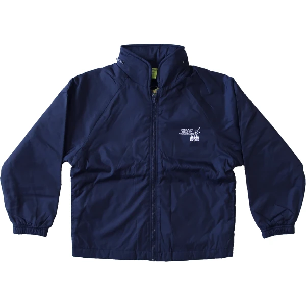 SPRAY JACKET WITH POLAR FLEECE LINING
