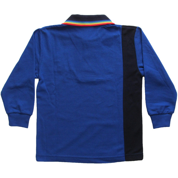 LONG SLEEVE POLO PIQUE TOP - Image 2