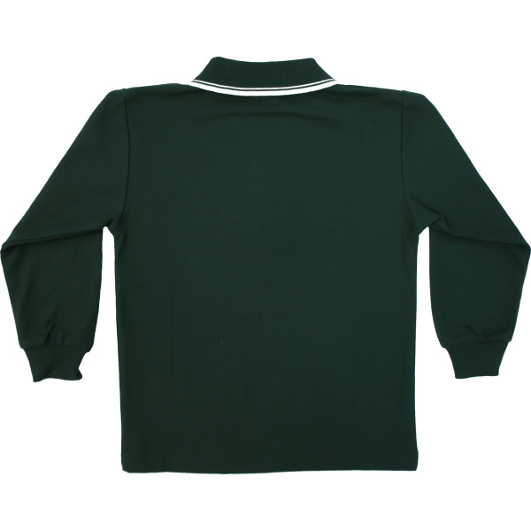 LONG SLEEVE POLO SHIRT - Image 2