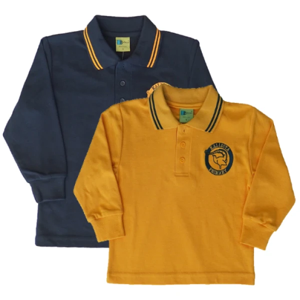 LONG SLEEVE POLO SHIRT