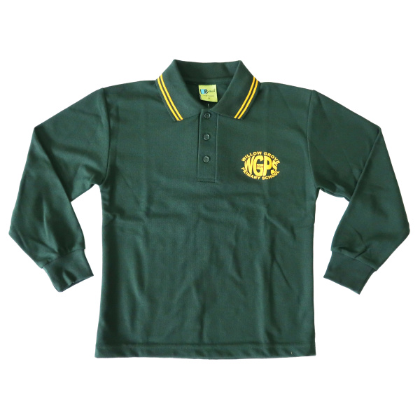LONG SLEEVE POLO SHIRT - Image 2
