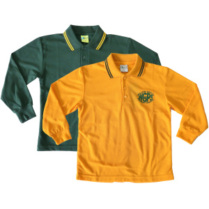 LONG SLEEVE POLO SHIRT