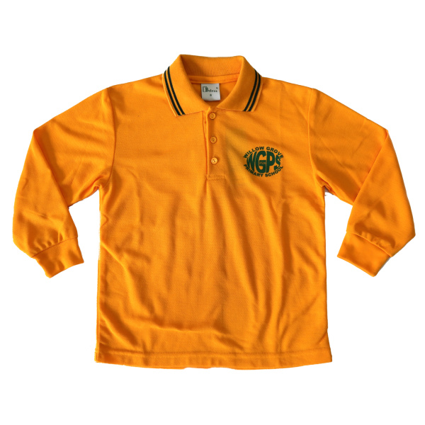 LONG SLEEVE POLO SHIRT - Image 3