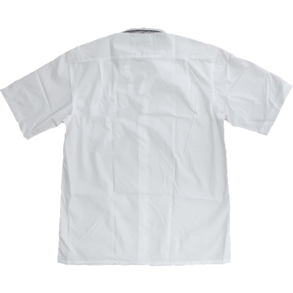 SHORT SLEEVE COLLEGE BUTTON UP SHIRT - Image 2