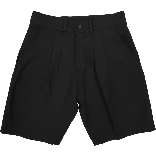 BLACK BOYS GABERDINE TAILORED SHORTS - Image 2