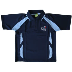 SPORTS POLO WITH MESH CONTOUR PANEL
