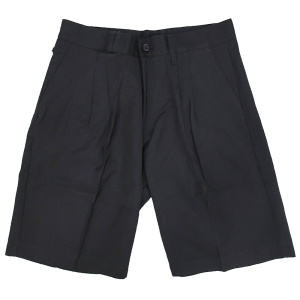 GABERDINE TAILORED SHORTS WITH ZIP-POCKET