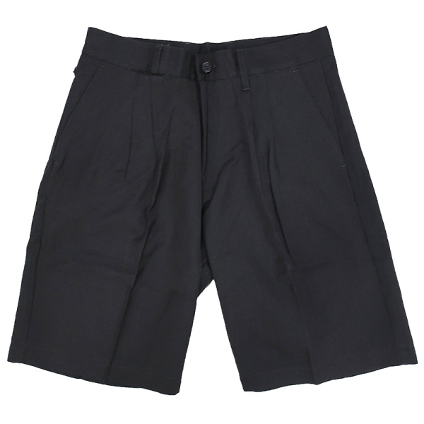 GABERDINE TAILORED SHORTS WITH ZIP-POCKET