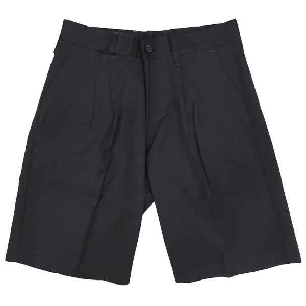 GABERDINE TAILORED SHORTS WITH ZIP-POCKET