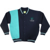 SUPER FLEECE BOMBER JACKET WITH CONTRAST PANELS