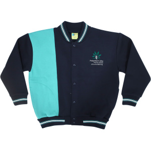 SUPER FLEECE BOMBER JACKET WITH CONTRAST PANELS