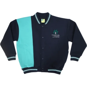 SUPER FLEECE BOMBER JACKET WITH CONTRAST PANELS