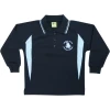 LONG SLEEVE CONTRASTING POLO SHIRT