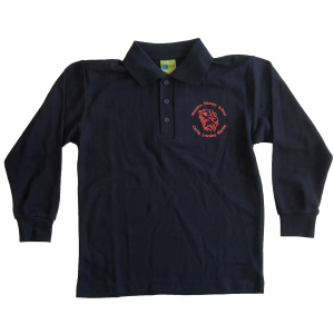 [OLD LOGO] LONG SLEEVE POLO PIQUE SHIRT