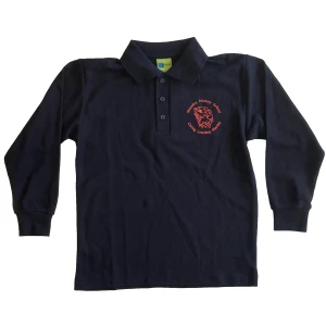 [OLD LOGO] LONG SLEEVE POLO PIQUE SHIRT