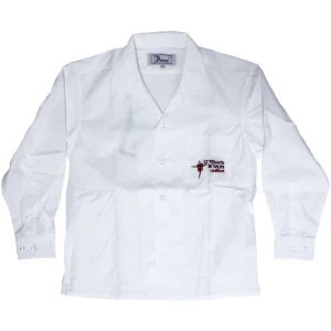 BOYS' LONG SLEEVE OPEN NECK SHIRT