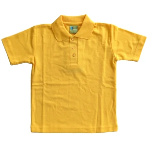 DAFFODIL YELLOW SHORT SLEEVE POLO PIQUE SHIRT
