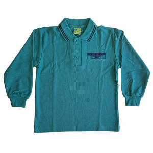 LONG SLEEVE POLO PIQUE SHIRT