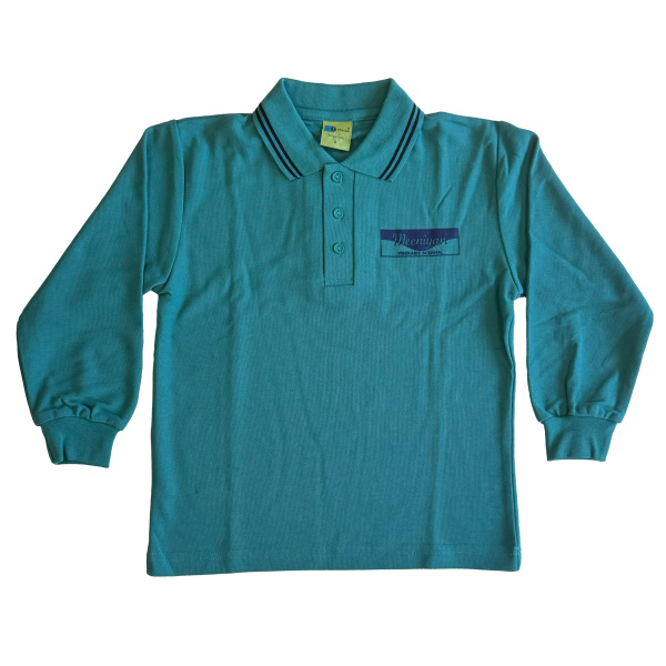 LONG SLEEVE POLO PIQUE SHIRT