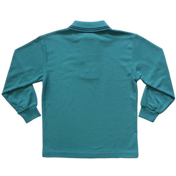 LONG SLEEVE POLO SHIRT - Image 2