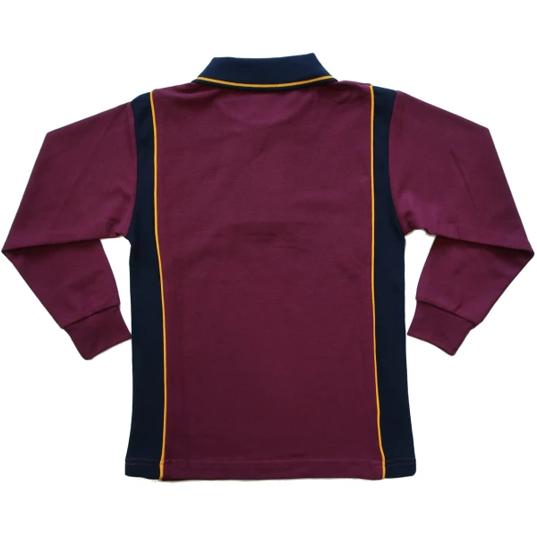 LONG SLEEVE POLO SHIRT - Image 2
