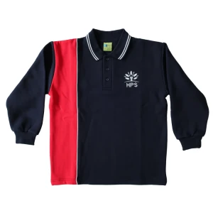 SUPER FLEECE CONTRAST RUGBY TOP
