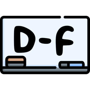 D - F