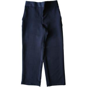 HALF ELASTIC STRETCH STRAIGHT-LEG PANTS