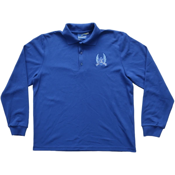 (PREVIOUS SUPPLIER) LONG SLEEVE POLO SHIRT - Image 2