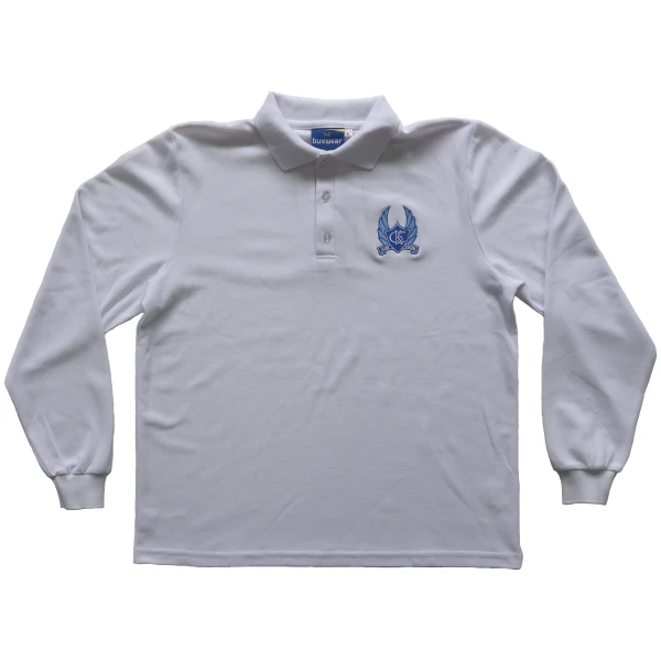 (PREVIOUS SUPPLIER) LONG SLEEVE POLO SHIRT - Image 3