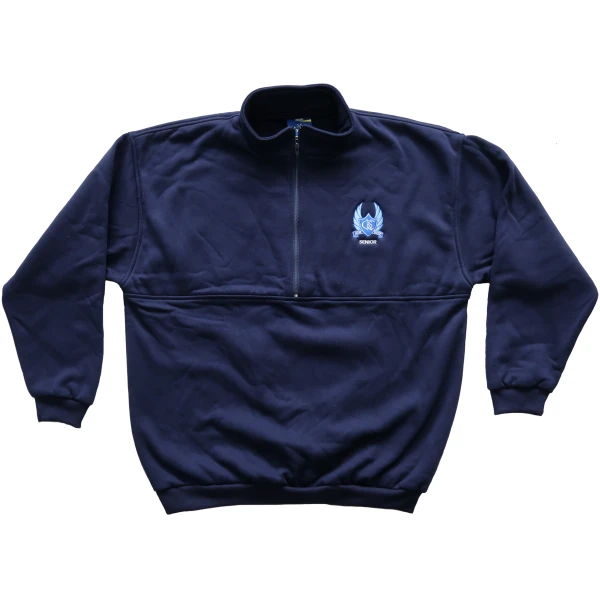 (PREVIOUS SUPPLIER) SENIOR SUPER FLEECE ZIP-UP RUGBY TOP