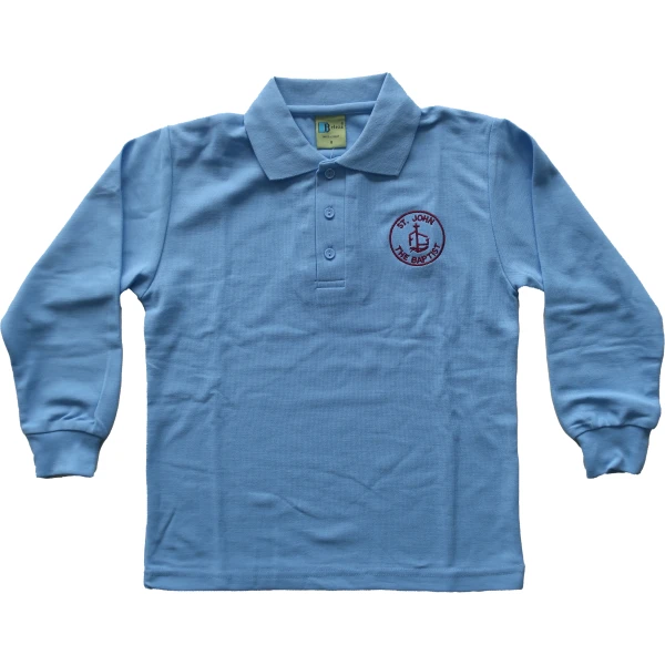 LONG SLEEVE PIQUE POLO SHIRT