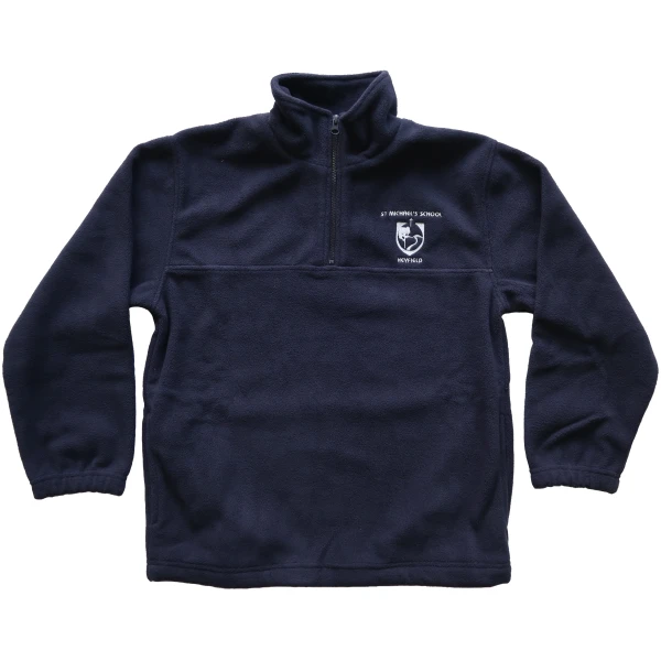 HALF-ZIP POLAR FLEECE JACKET