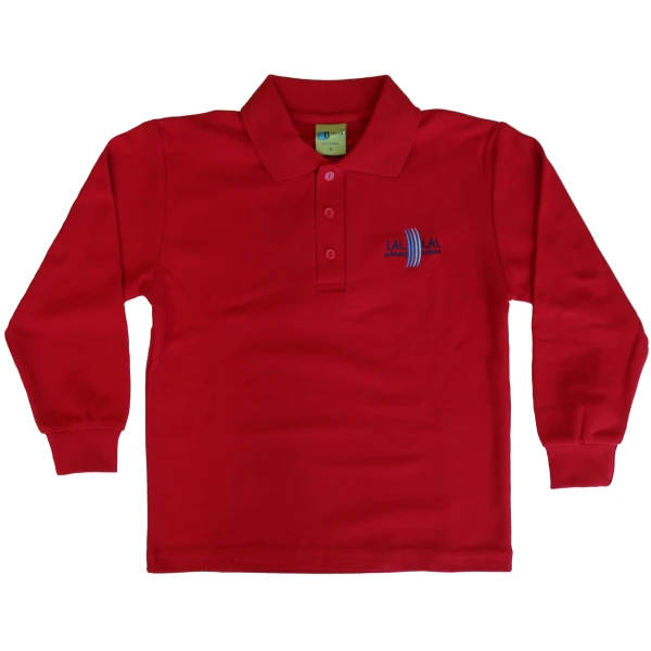 LONG SLEEVE PIQUE POLO SHIRT
