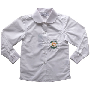 LONG SLEEVE PETER PAN COLLAR BLOUSE