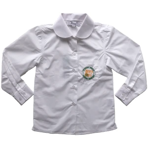 LONG SLEEVE PETER PAN COLLAR BLOUSE