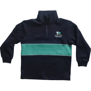 HALF-ZIP RUGBY TOP