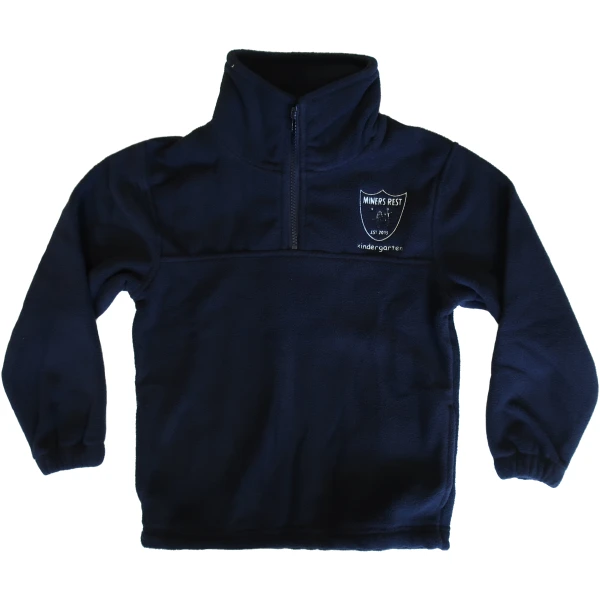 HALF-ZIP POLAR FLEECE RUGBY TOP