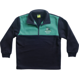 GRADE 6 1/2 ZIP SUPER FLEECE RUGBY TOP