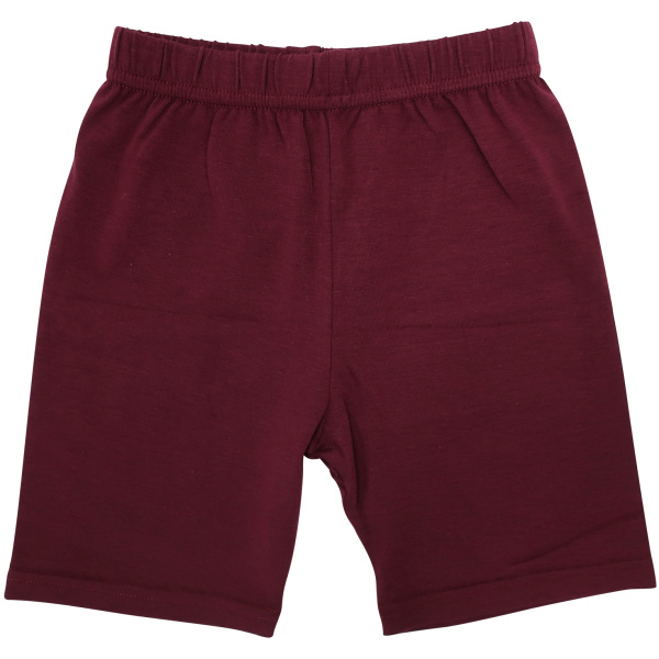 MAROON BIKE SHORTS