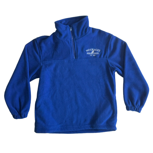 1/2 ZIP POLAR FLEECE RUGBY TOP