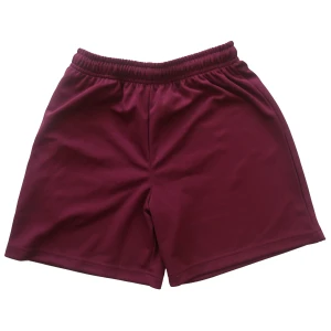 MAROON SPORTS MESH SHORTS