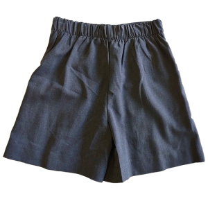 LIGHT MELANGE GREY SQUARE WEAVE CULOTTE