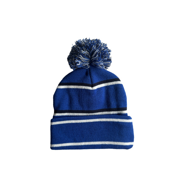 KNITTED POM POM BEANIE - Image 2
