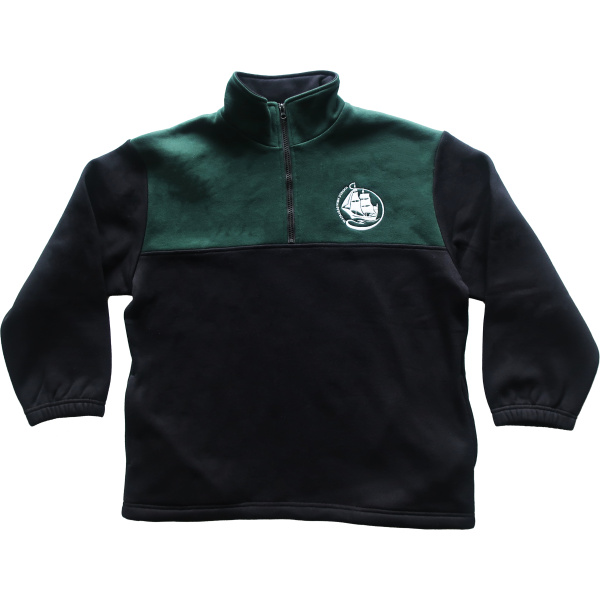 SUPER FLEECE 1/2 ZIP RUGBY TOP