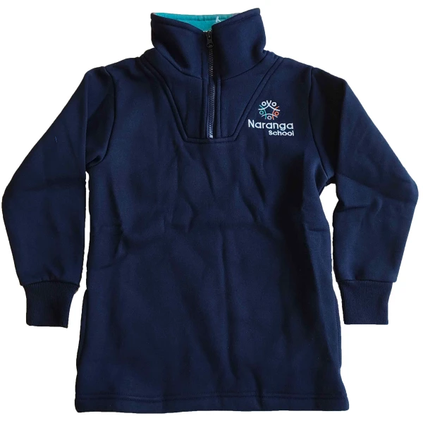1/2 ZIP SUPER FLEECE RUGBY TOP
