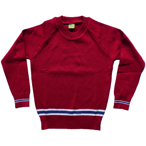V-NECK KNITTED JUMPER
