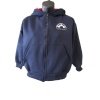 HOODED ZIP-UP BOMBER JACKET