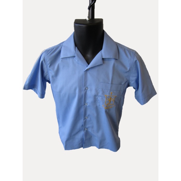 BOYS S/S SHIRT WITH SPLIT ENDS