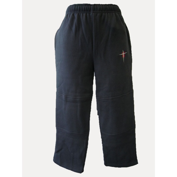 STRAIGHT LEG TRACK PANTS WITH DOUBLE